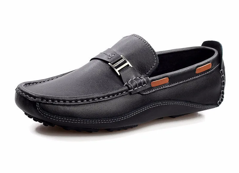 Genuine Leather Men's High Quality Casual Loafers