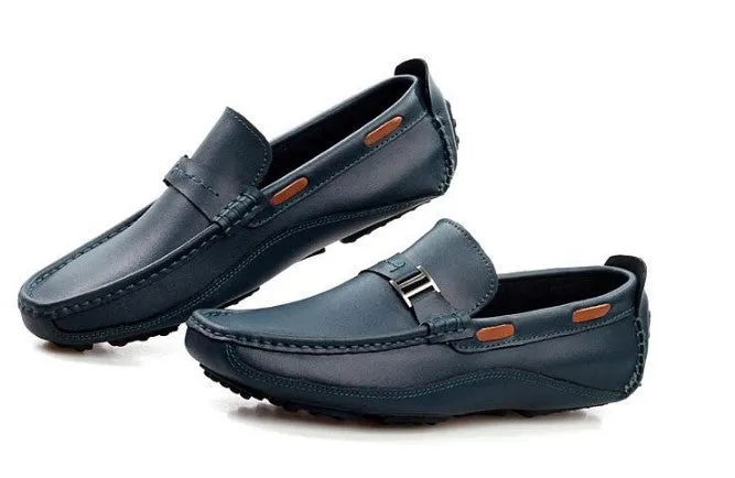Genuine Leather Men's High Quality Casual Loafers
