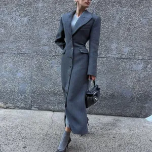 Gray Wool Coat
