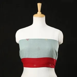 Green - Organic Kala Cotton Handloom Blouse Material