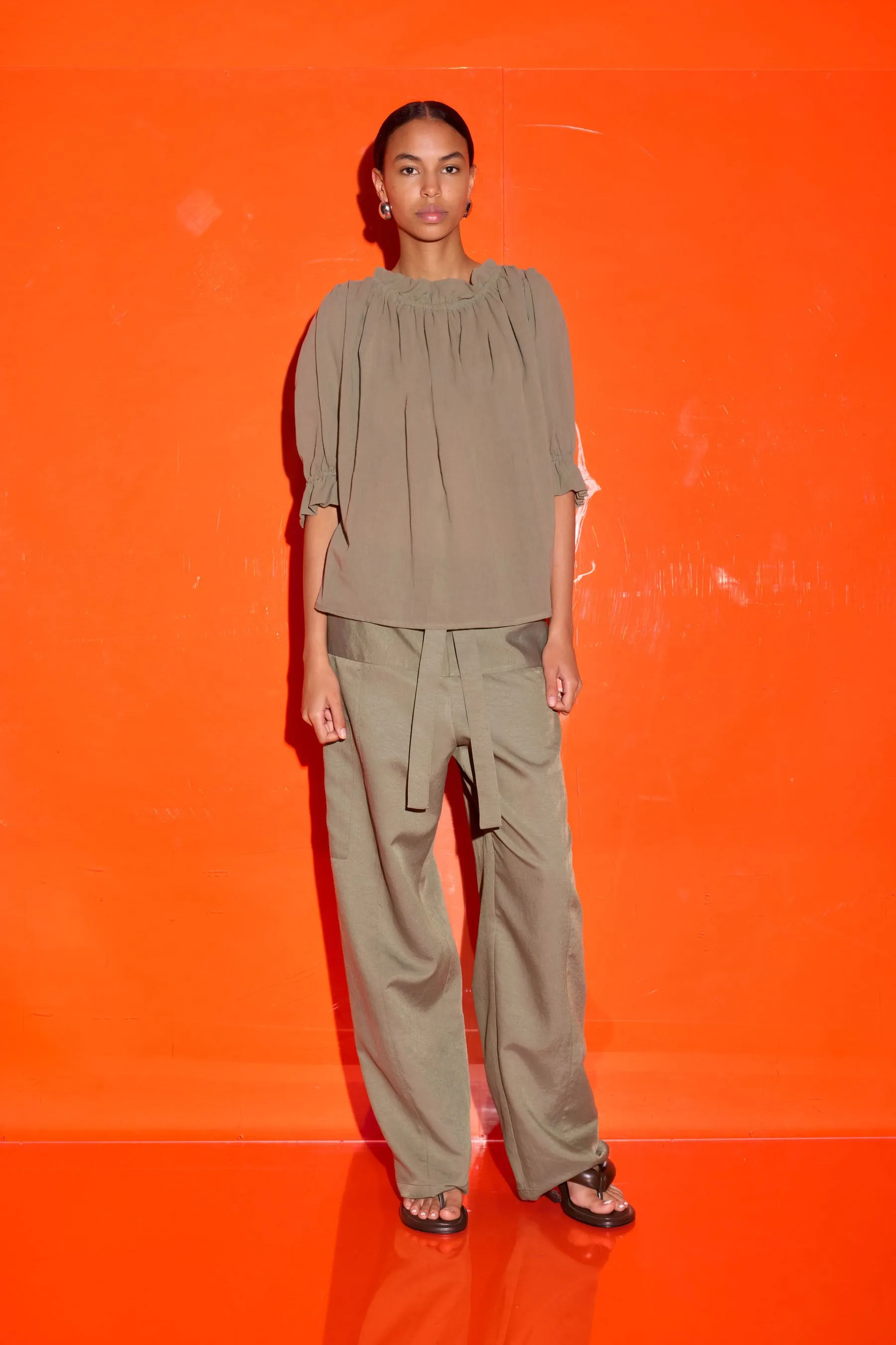 Gregory Peddle Top - Cotton - Sage