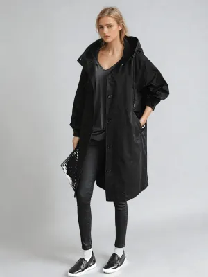 GRY | WATERPROOF TRENCH COAT