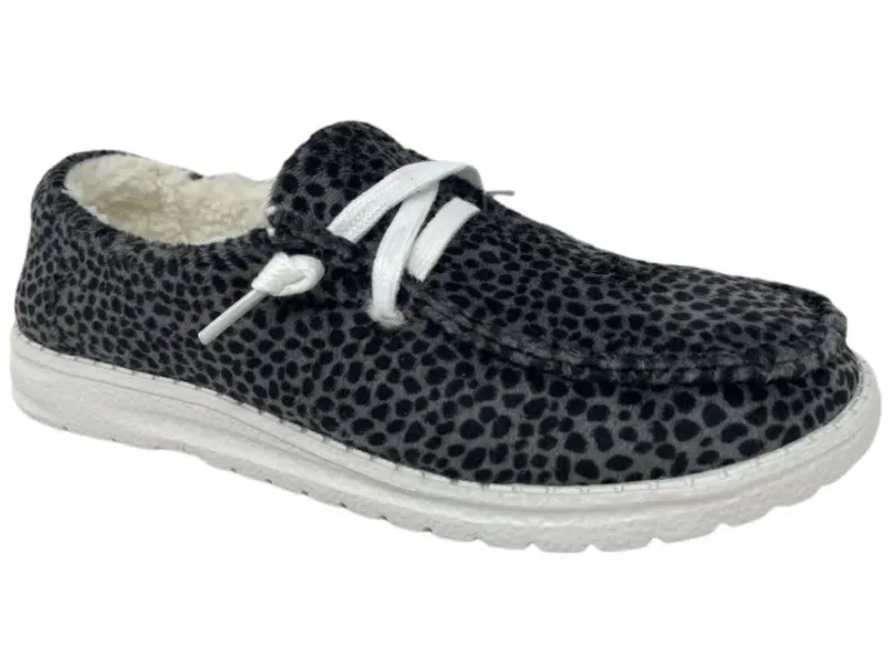 Gypsy Jazz Grey Addison Slip Ons