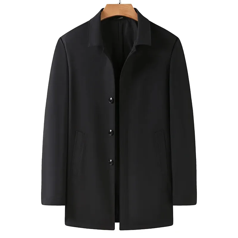 High-End Causal Trench Coat