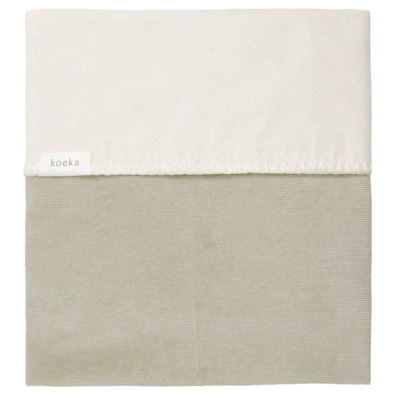 Koeka crib Blanket 75x100cm | Flannel Oddi Sage