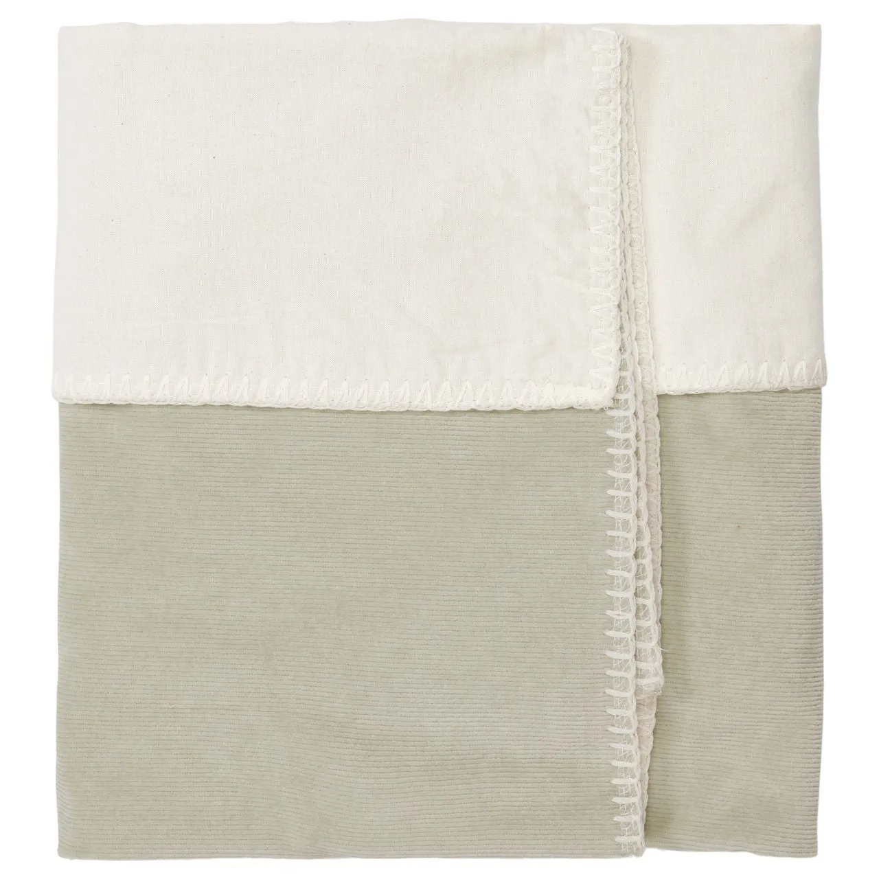 Koeka crib Blanket 75x100cm | Flannel Oddi Sage