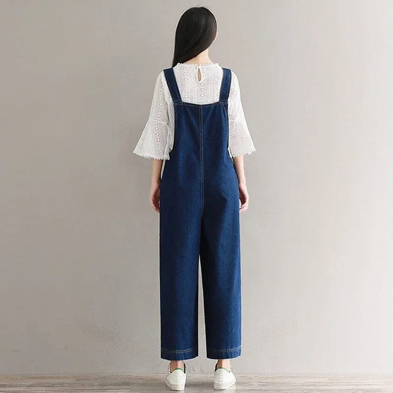 Kylie Oversized Denim Overall