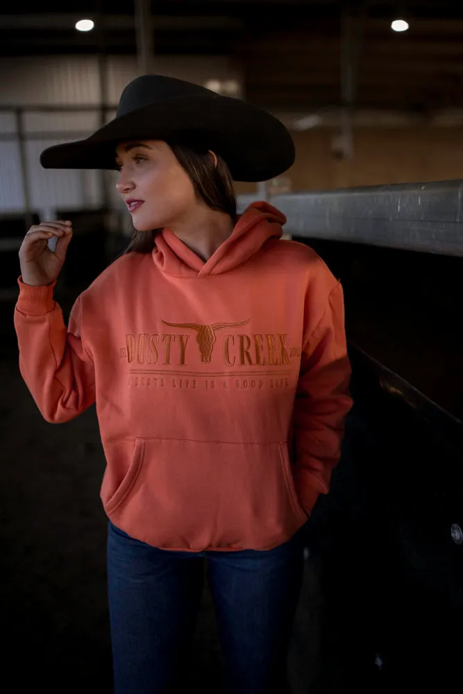 LADIES HOODIE in Chilli Pepper