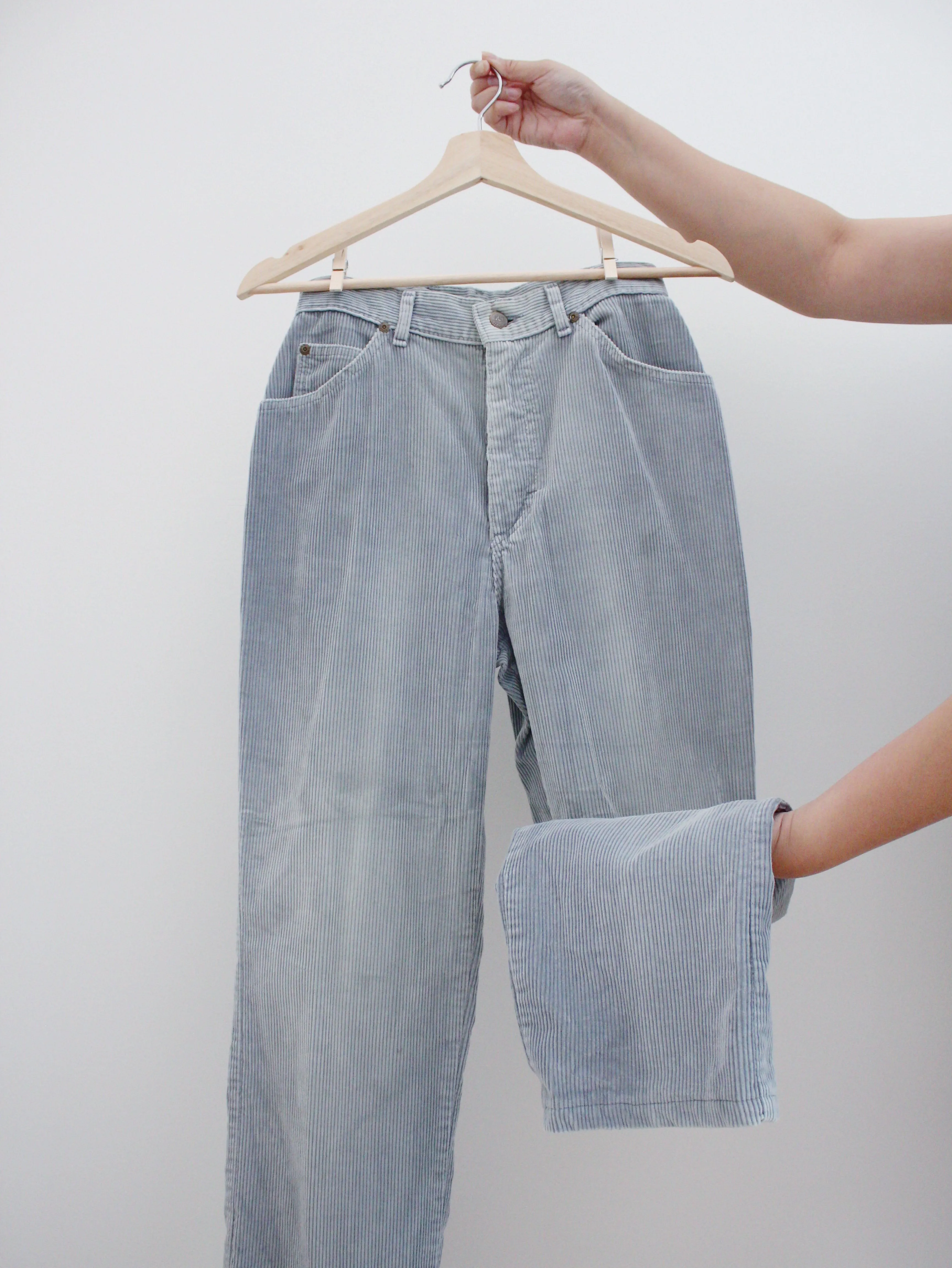 Lee Light Blue Corduriy Pants (26")
