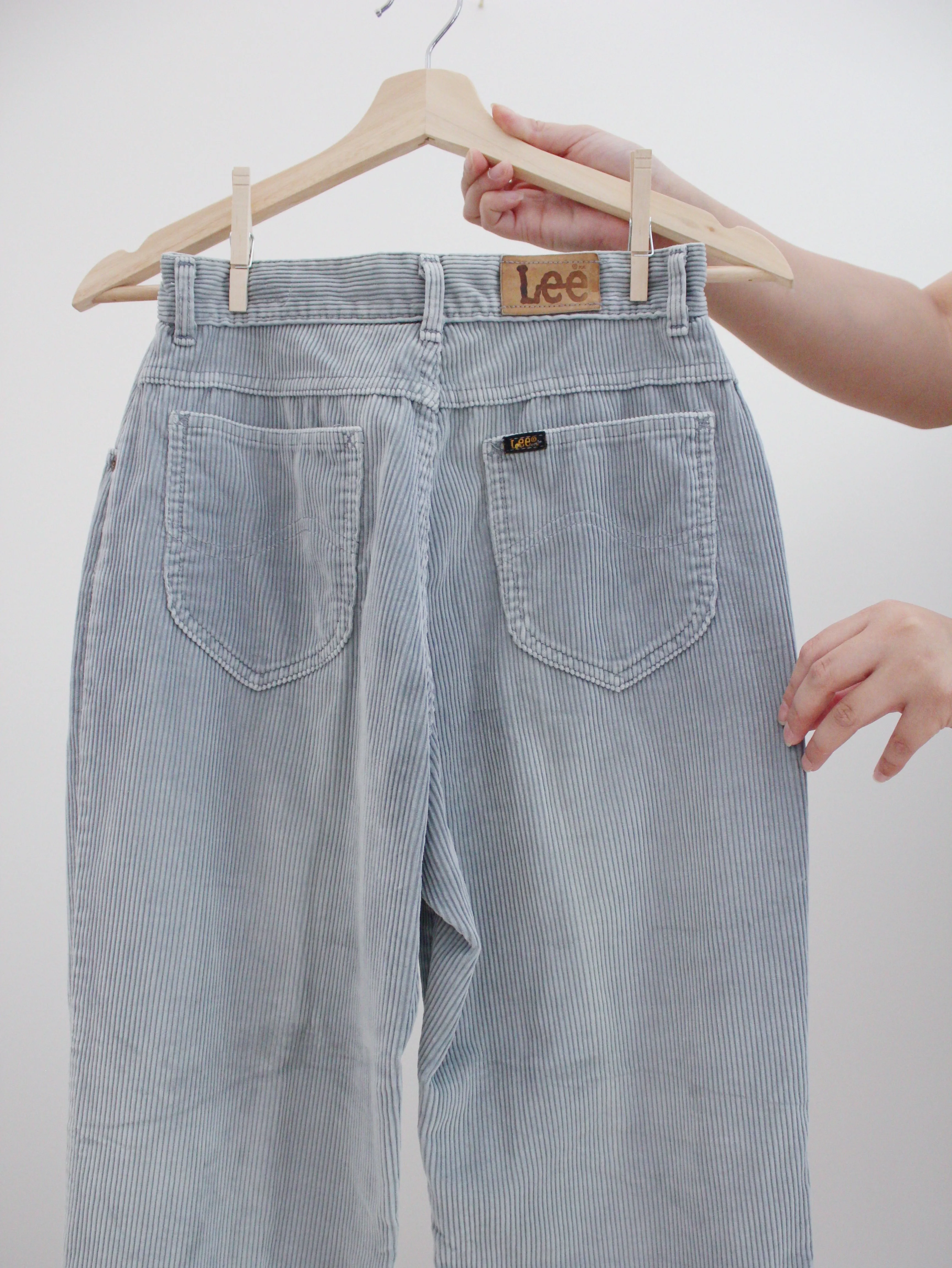 Lee Light Blue Corduriy Pants (26")