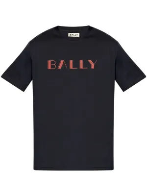 logo-print organic-cotton T-shirt