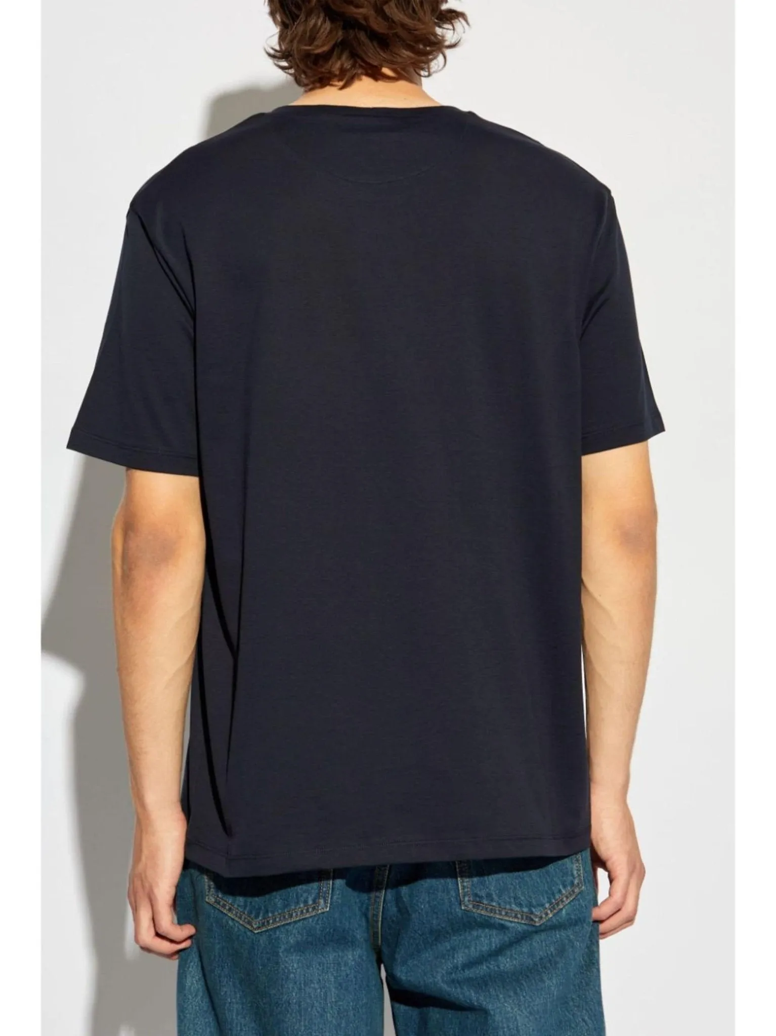 logo-print organic-cotton T-shirt