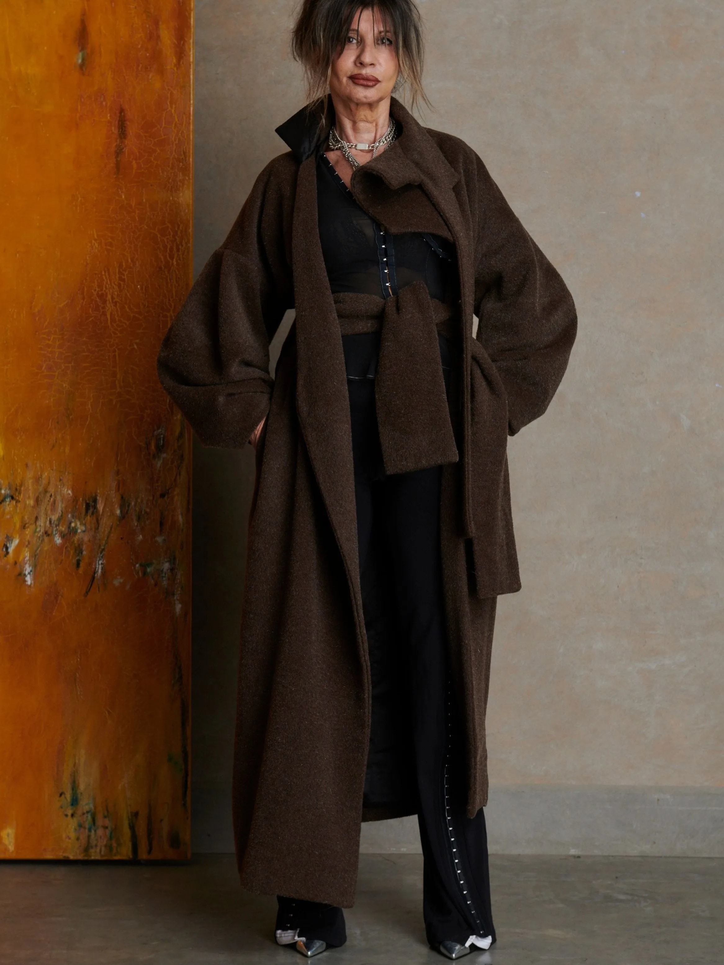 Manola Coat - Brown