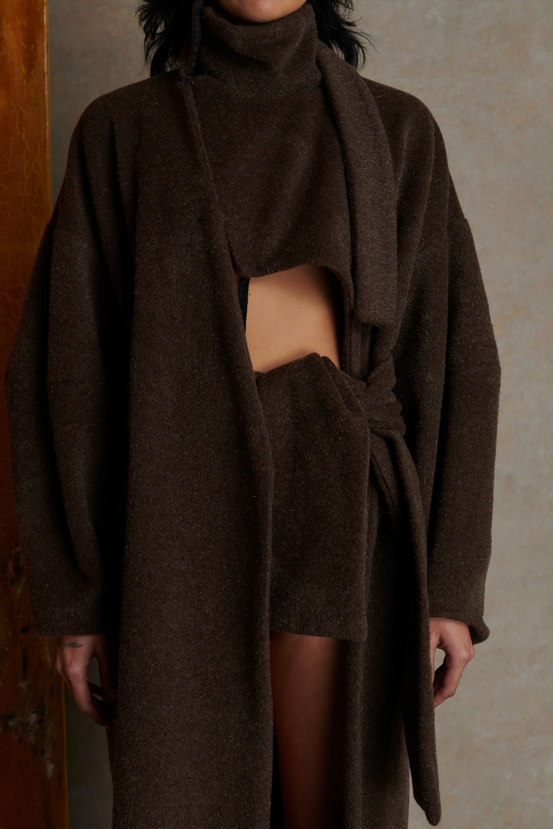 Manola Coat - Brown