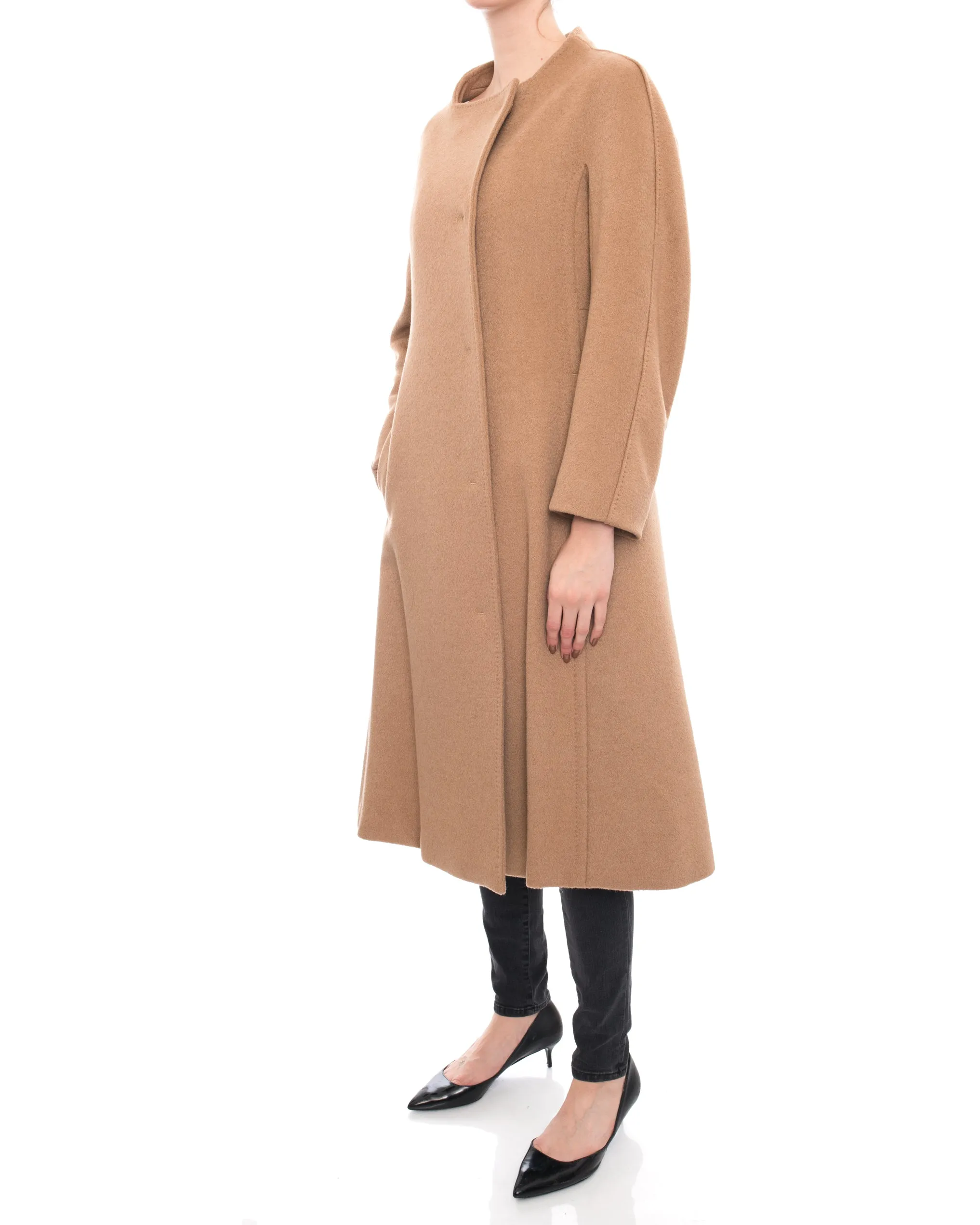 Max Mara Atelier Camel Wool Coat - 2