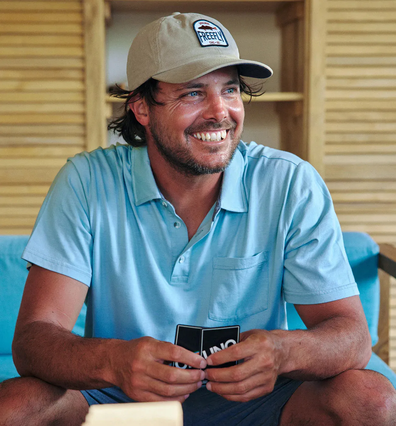 Men's Bamboo Heritage Polo - Heather Black