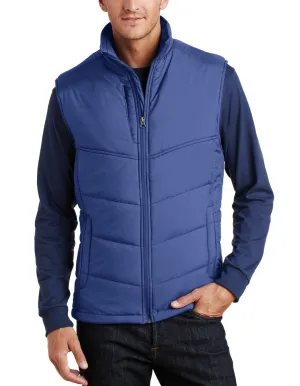 Men's Full-Zip Water-Resistant Puffy Vest