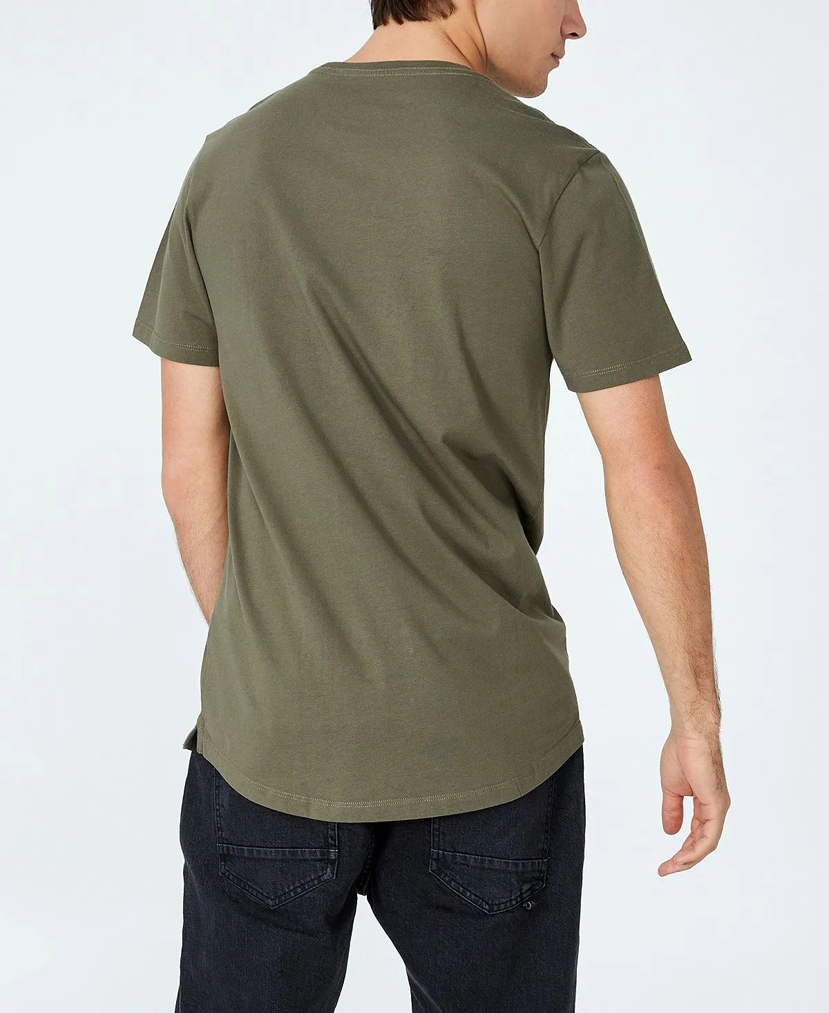 Men's organic long T-shirt COTTON ON, multi