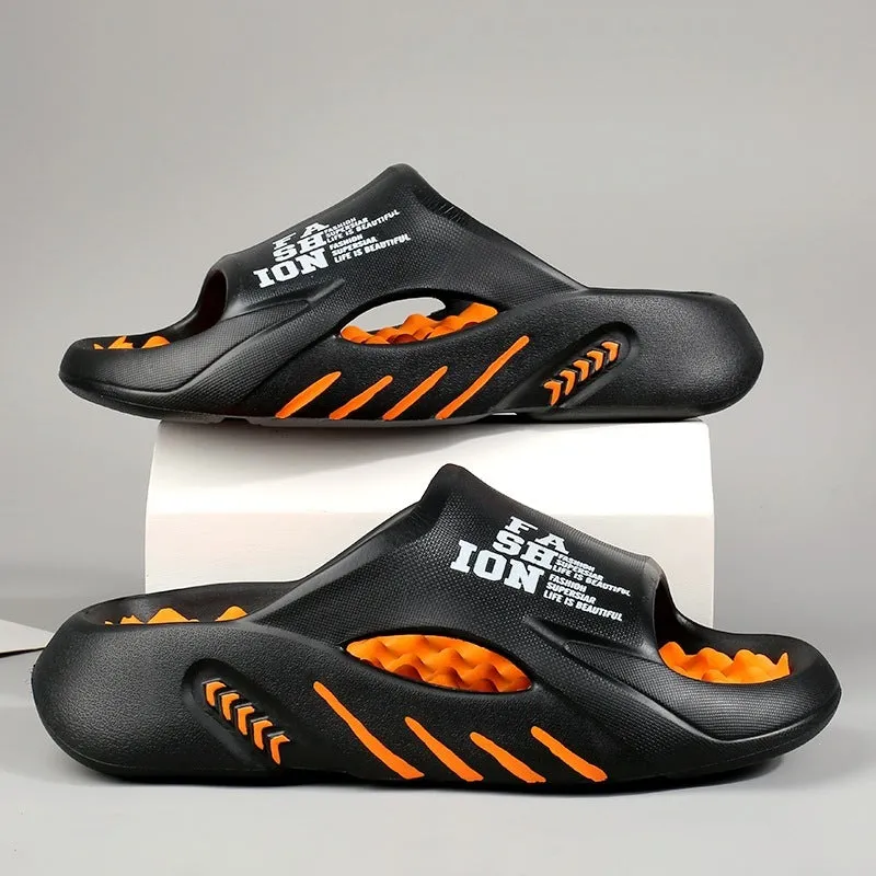Men's Slippers Fashion Outwear Sports Platform Non-slip