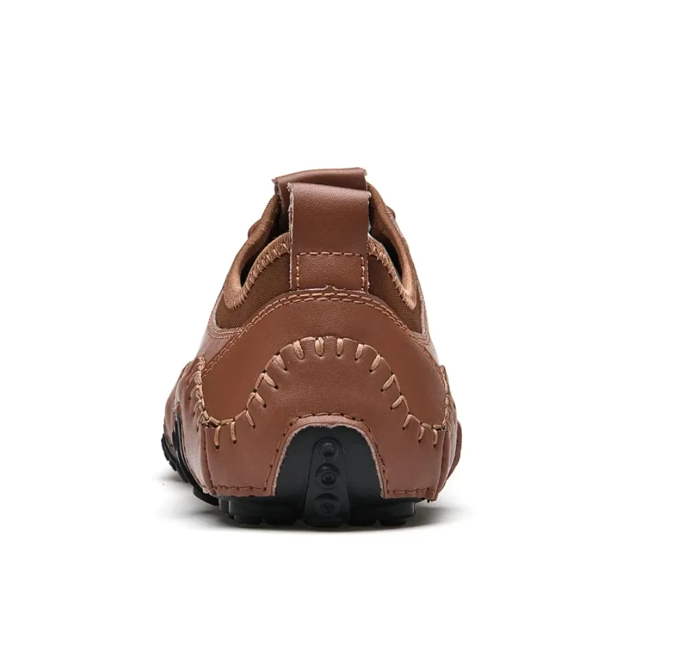 Men's Spring/Autumn Handmade Casual Hollow Out Driving Sneakers/Loafers | Plus Size