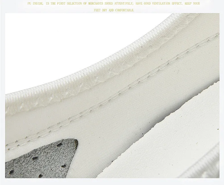 Men's Spring/Autumn Handmade Casual Hollow Out Driving Sneakers/Loafers | Plus Size