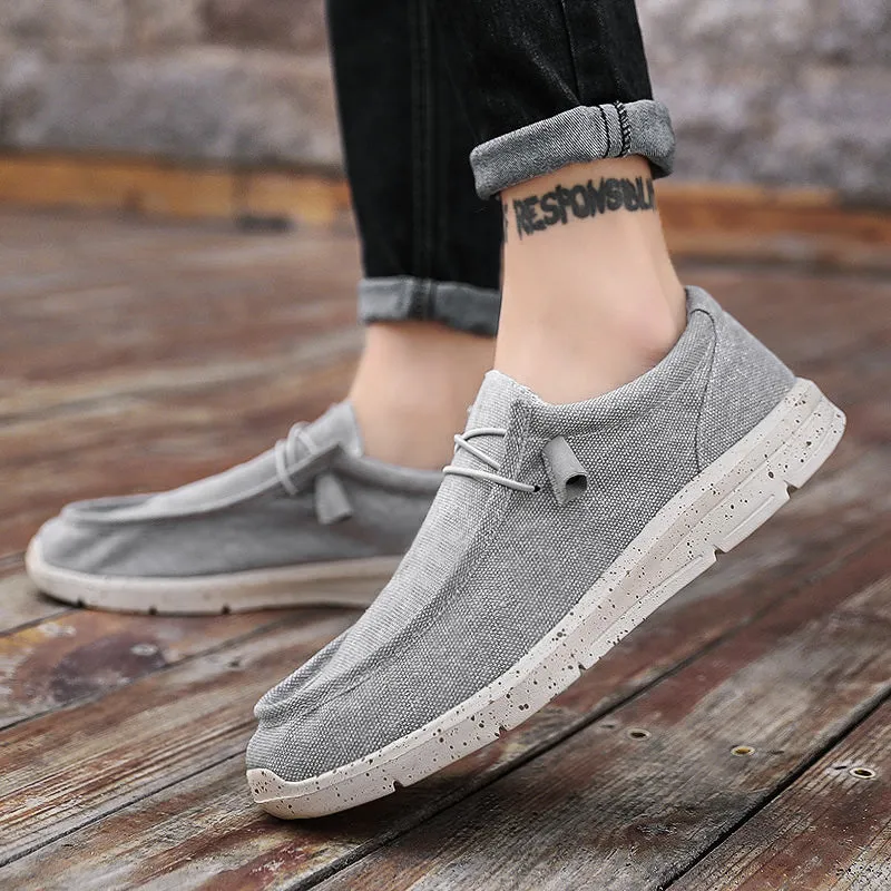 Men's Summer Canvas Espadrilles Breathable Casual Loafers | Plus Size
