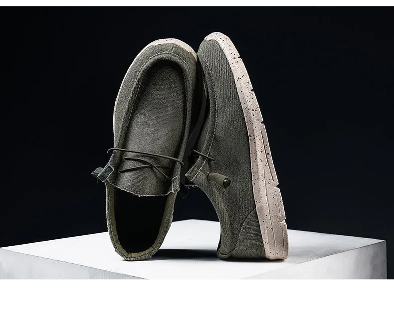 Men's Summer Canvas Espadrilles Breathable Casual Loafers | Plus Size