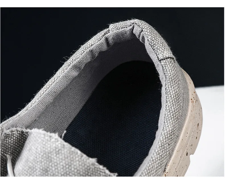 Men's Summer Canvas Espadrilles Breathable Casual Loafers | Plus Size