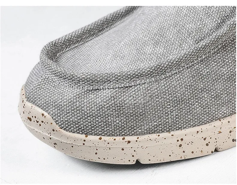 Men's Summer Canvas Espadrilles Breathable Casual Loafers | Plus Size