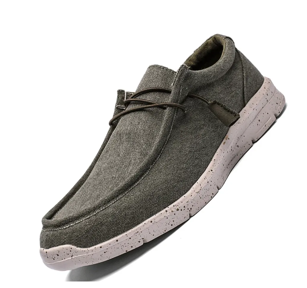 Men's Summer Canvas Espadrilles Breathable Casual Loafers | Plus Size