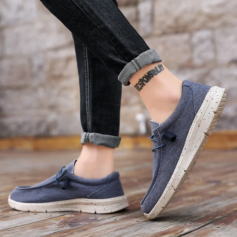 Men's Summer Canvas Espadrilles Breathable Casual Loafers | Plus Size