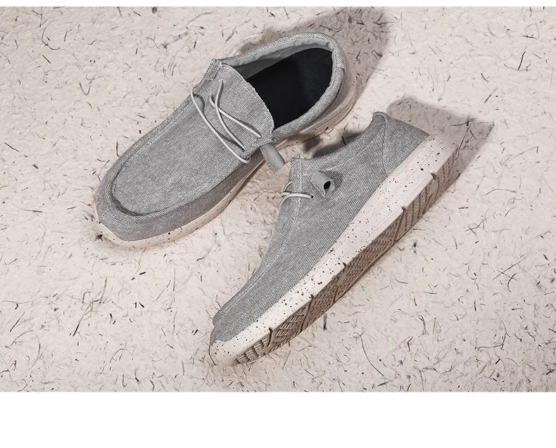 Men's Summer Canvas Espadrilles Breathable Casual Loafers | Plus Size
