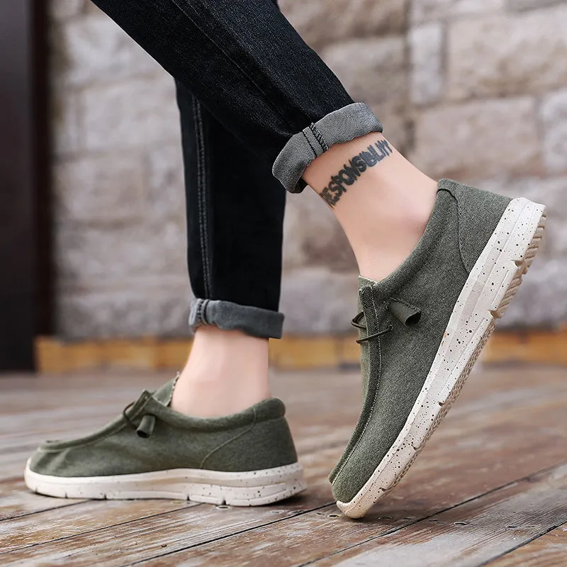 Men's Summer Canvas Espadrilles Breathable Casual Loafers | Plus Size