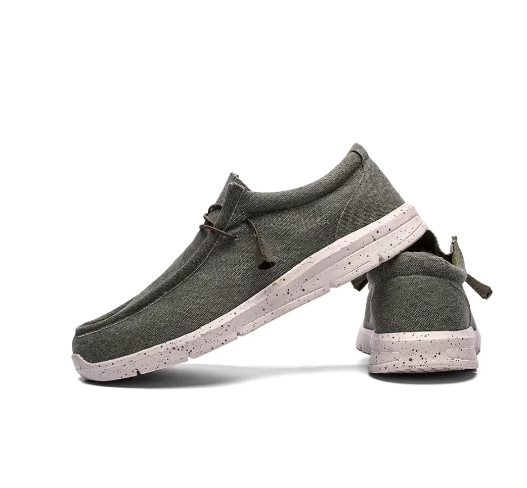 Men's Summer Canvas Espadrilles Breathable Casual Loafers | Plus Size