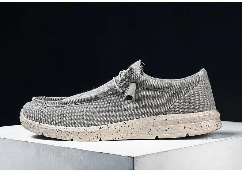 Men's Summer Canvas Espadrilles Breathable Casual Loafers | Plus Size