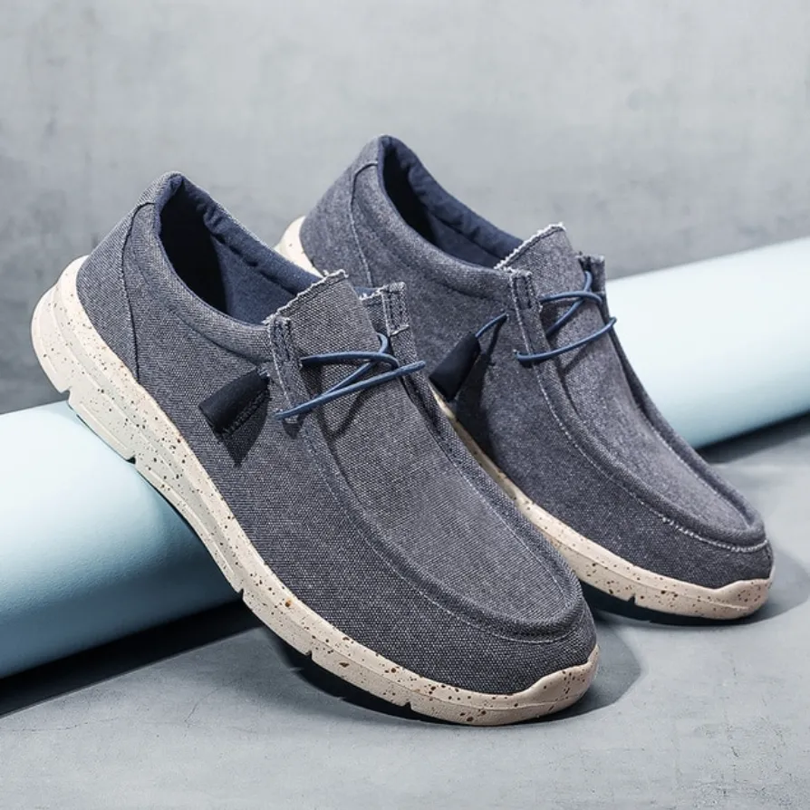 Men's Summer Canvas Espadrilles Breathable Casual Loafers | Plus Size