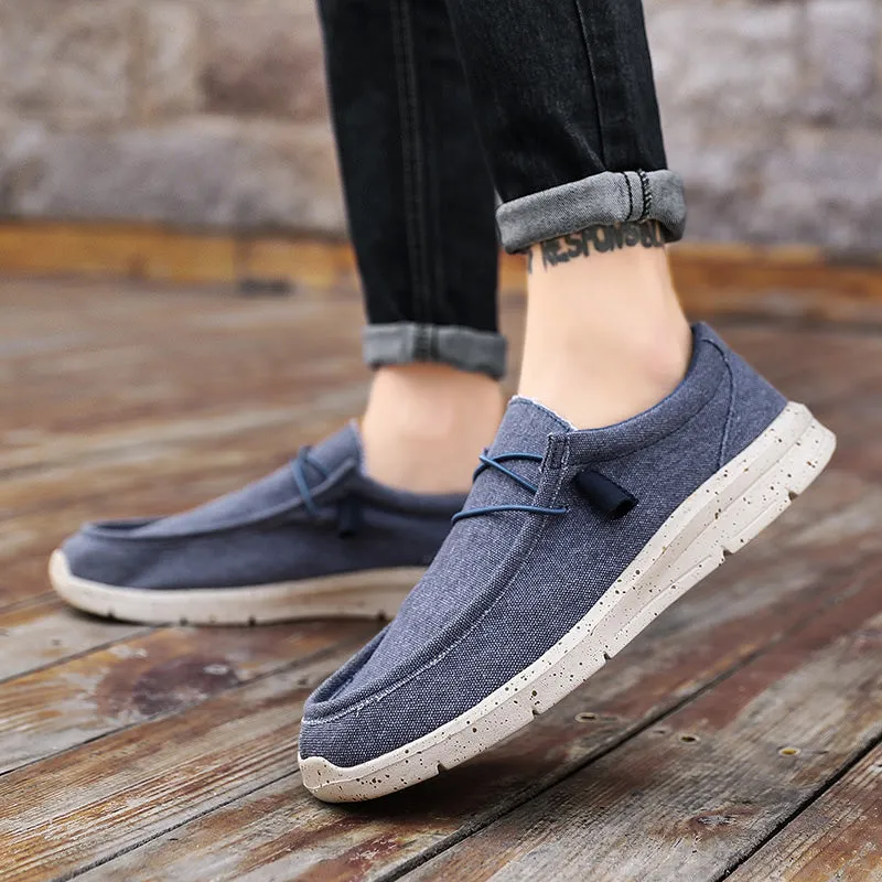 Men's Summer Canvas Espadrilles Breathable Casual Loafers | Plus Size