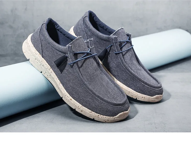 Men's Summer Canvas Espadrilles Breathable Casual Loafers | Plus Size