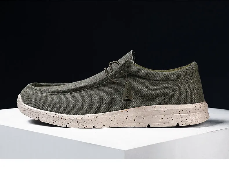 Men's Summer Canvas Espadrilles Breathable Casual Loafers | Plus Size