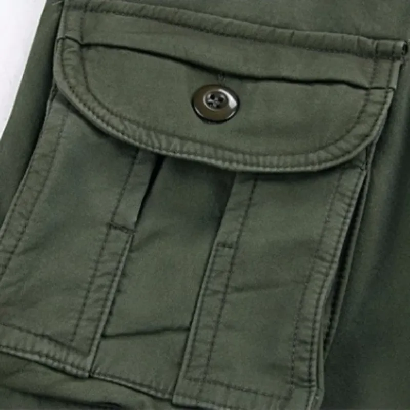 Men's Winter Thick Warm Fleece Cargo Pants | Plus Size
