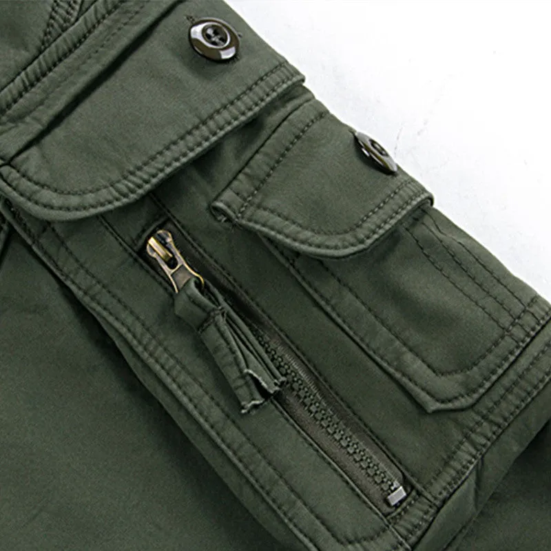 Men's Winter Thick Warm Fleece Cargo Pants | Plus Size