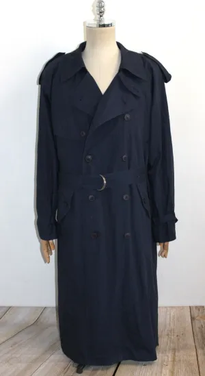 Mens Yves Saint Laurent Ysl Vintage Trench Coat Jacket Size 42/52 ASL9771