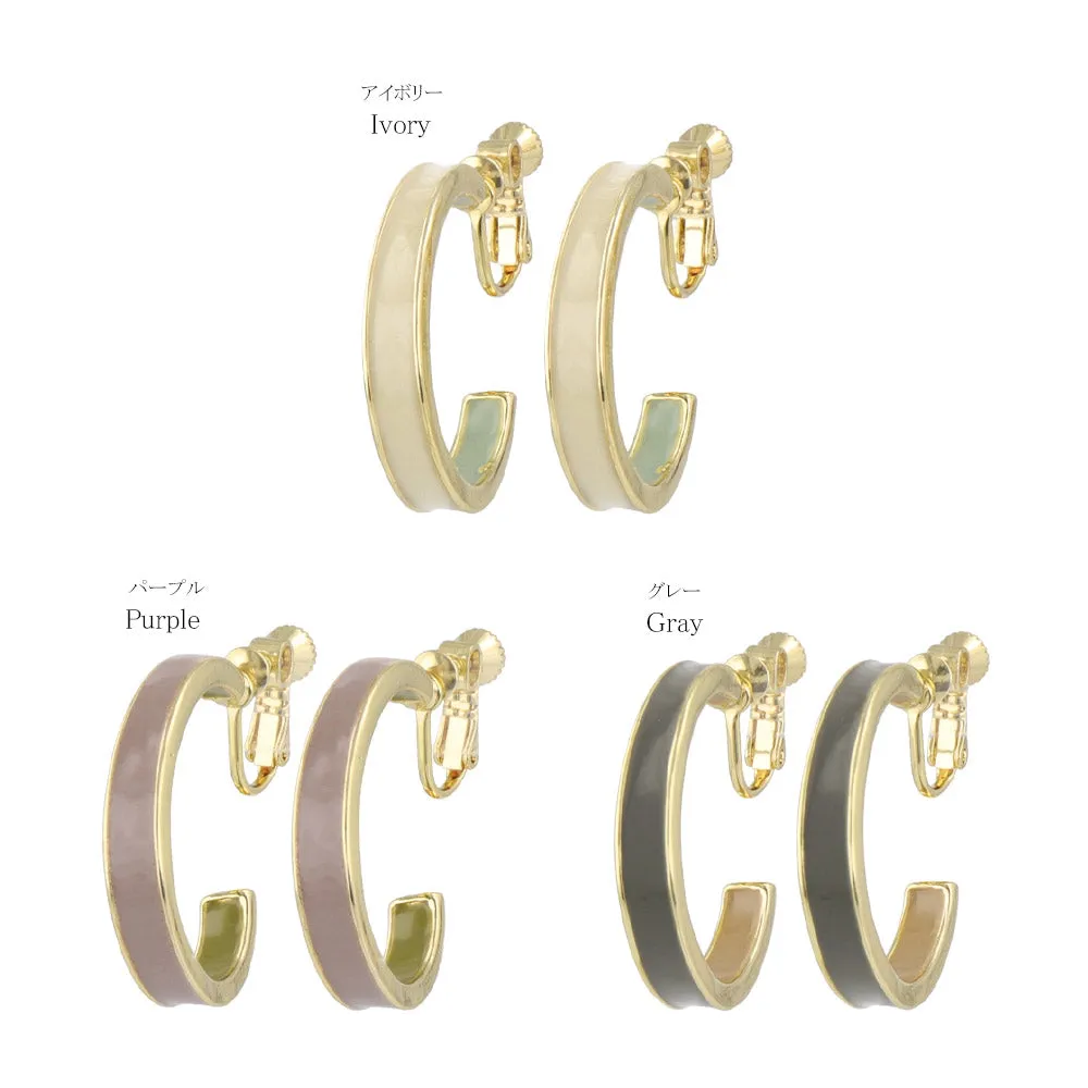 Muted C Shaped Clip Ons