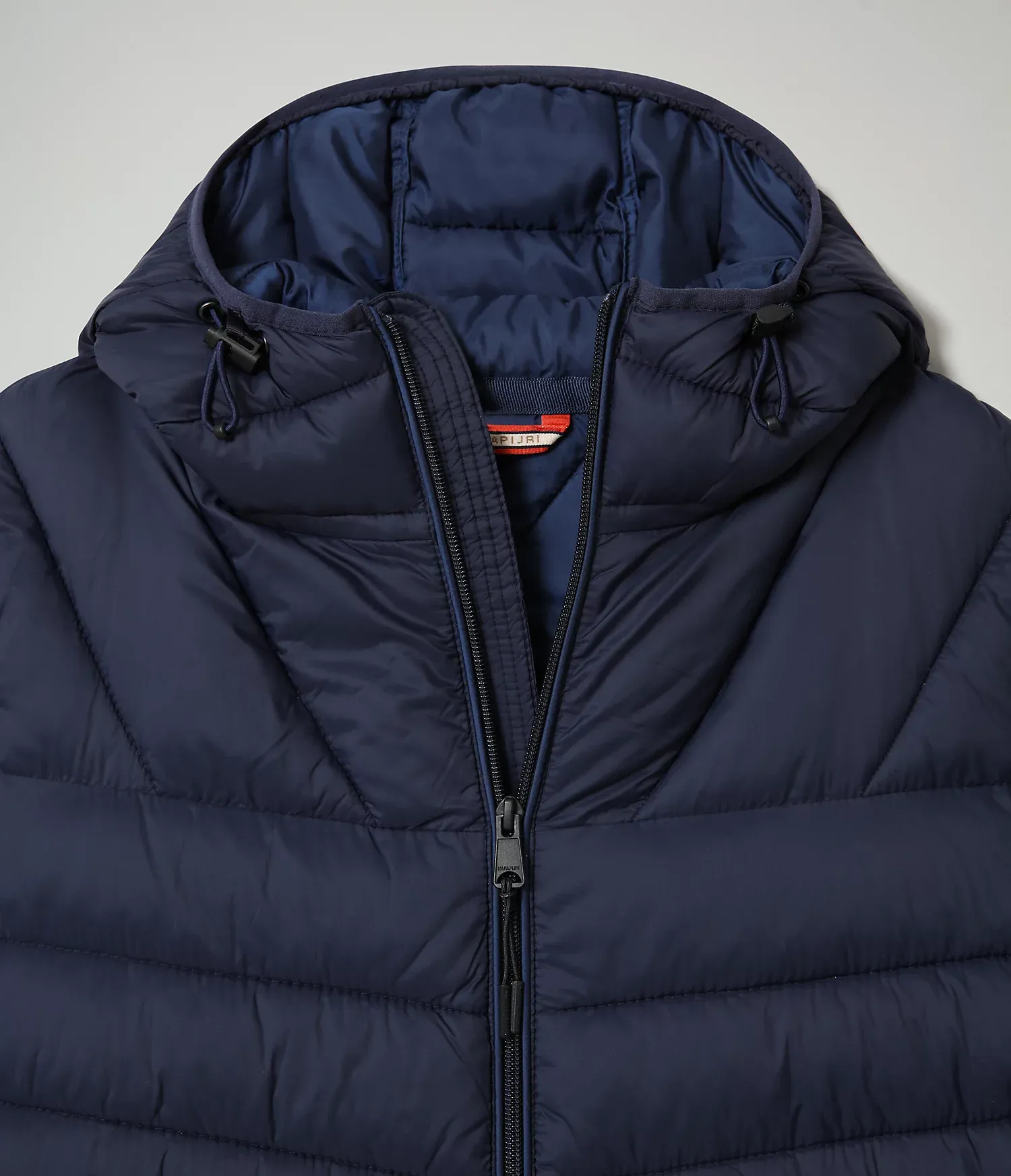 Napapijri Aerons Hood Quilted Puffer Jacket Blue Marine
