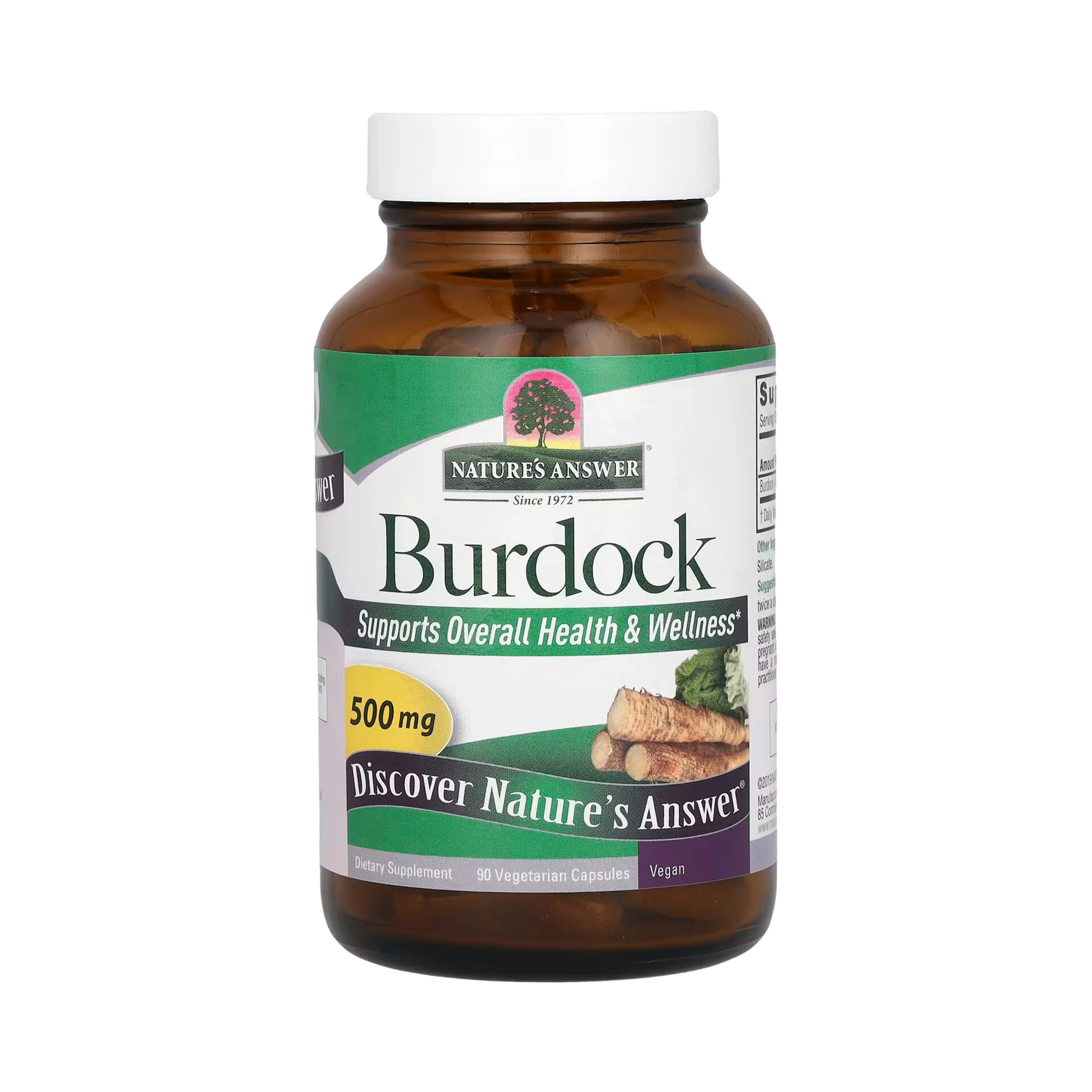 Nature’s Answer - Burdock, 90 Vegetarian Capsules