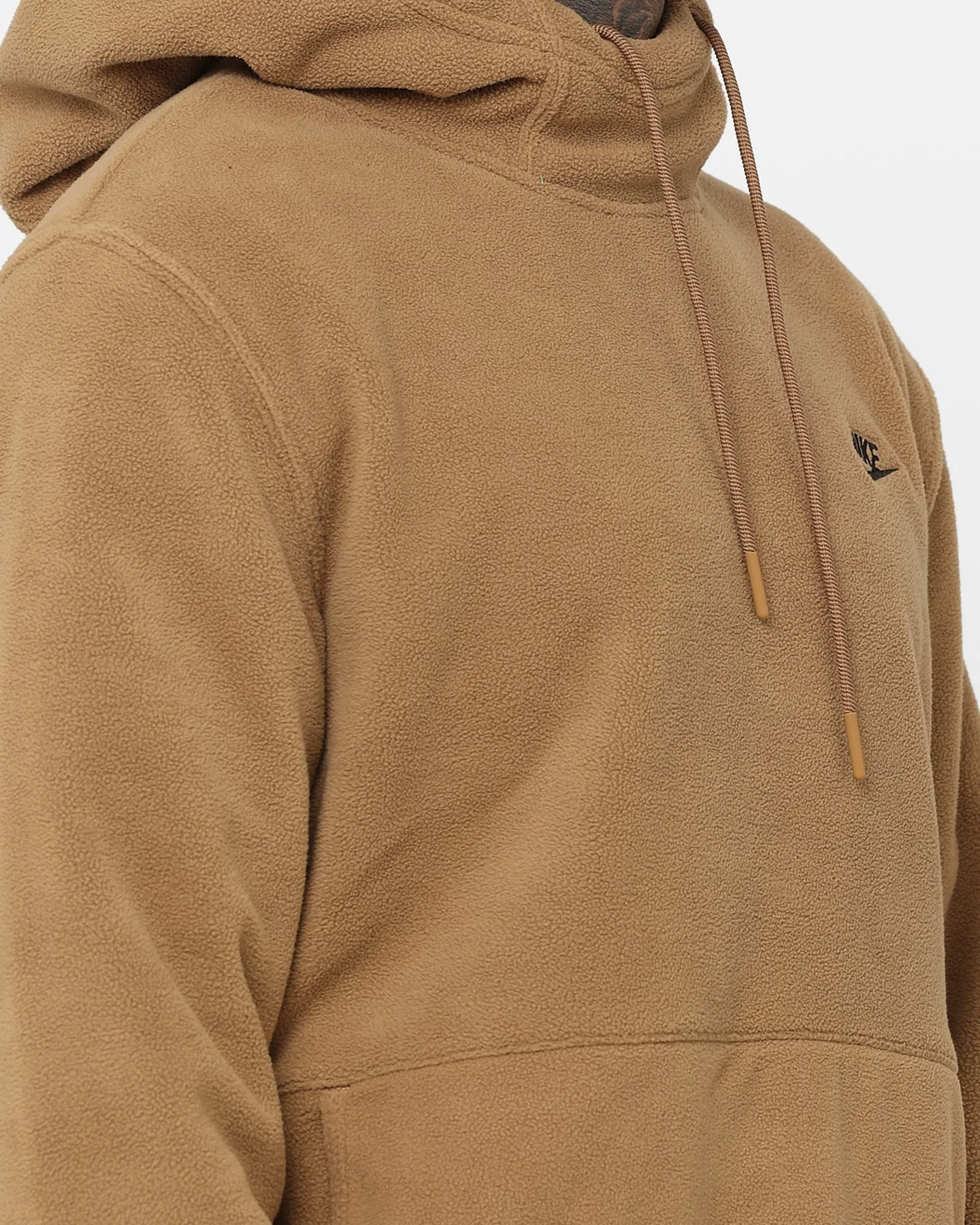 Nike Fleece Winter Pullover Hoodie Dark Driftwood/Black