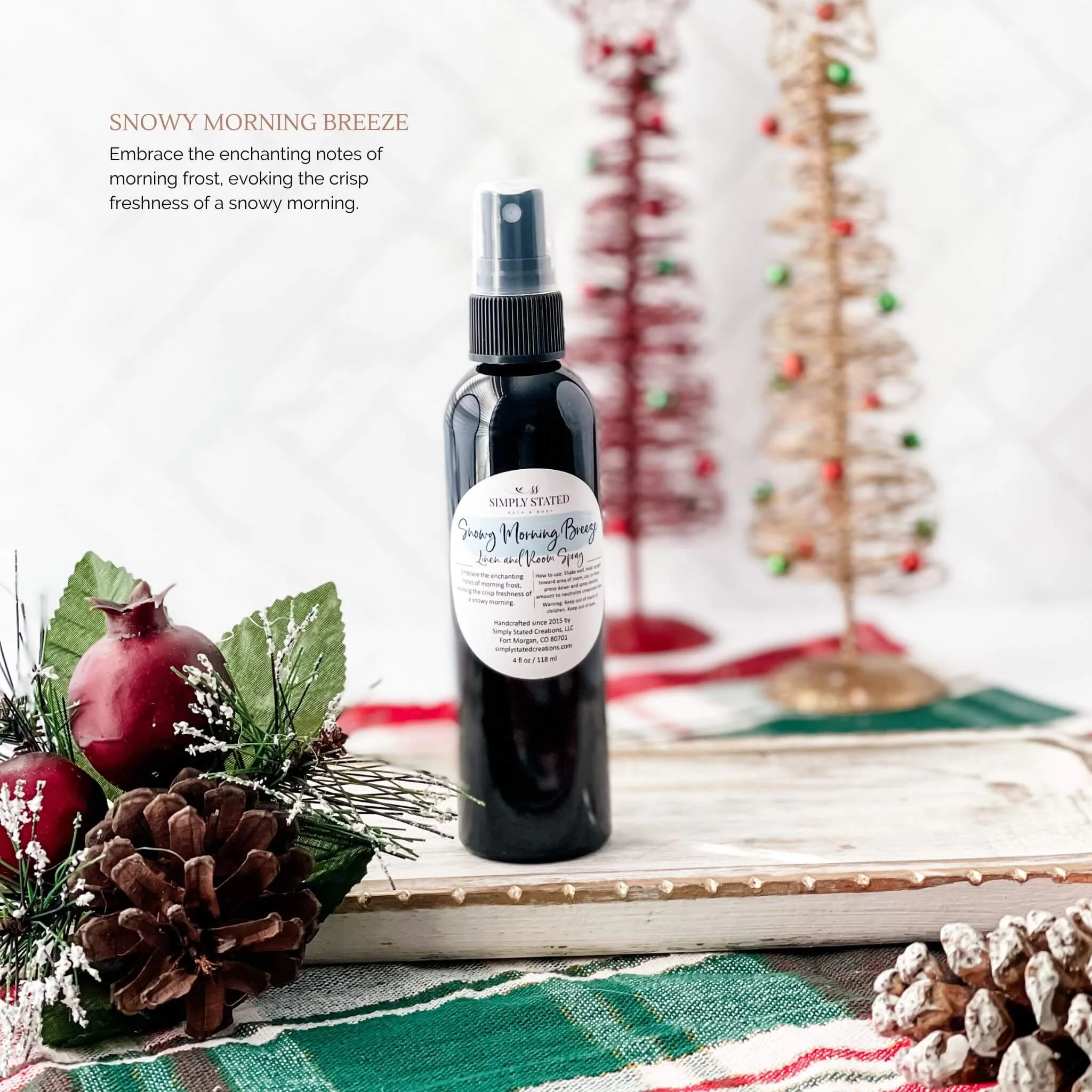 Odor Neutralizing Room Spray Christmas Winter Collection
