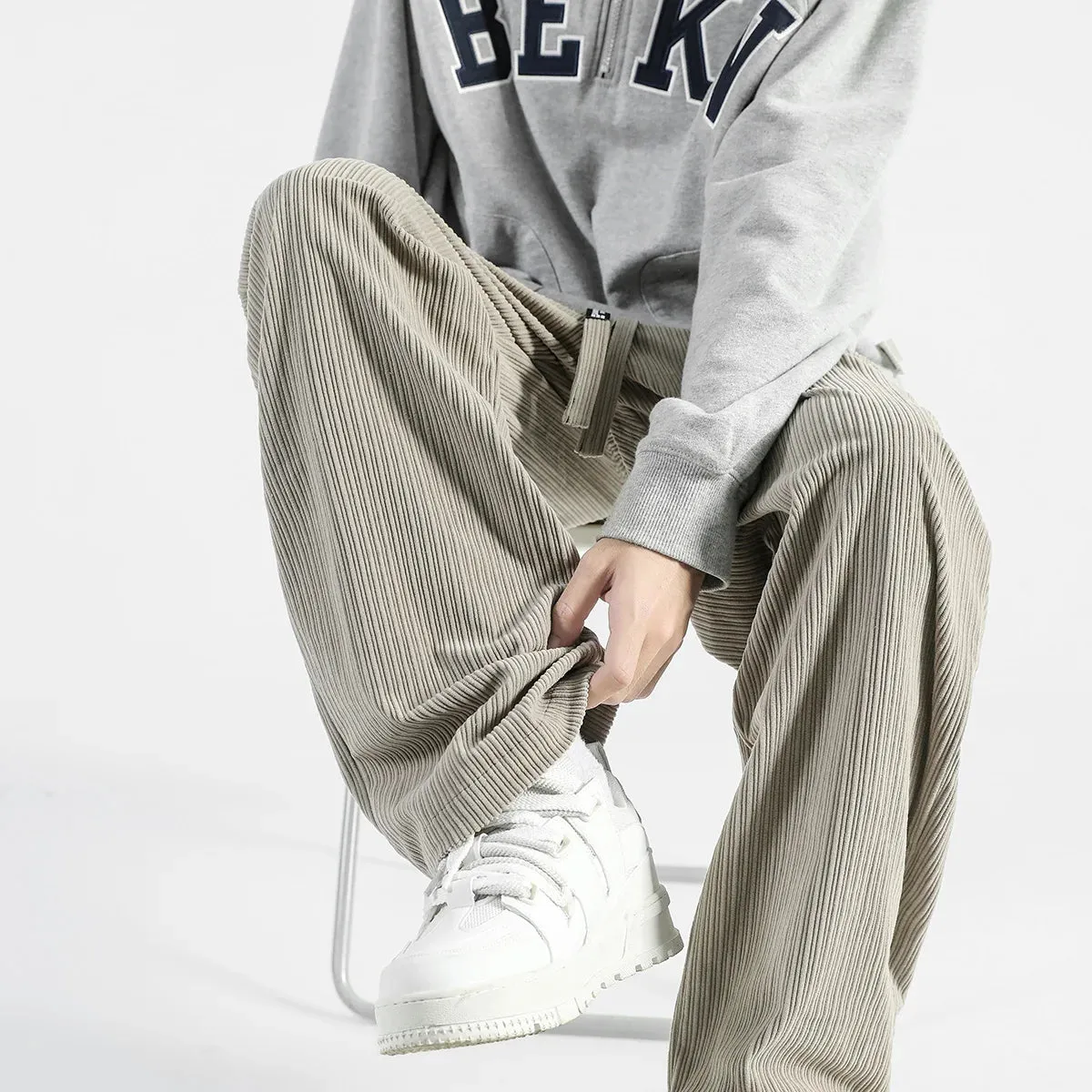 ONIX - Wide Leg Corduroy Pants