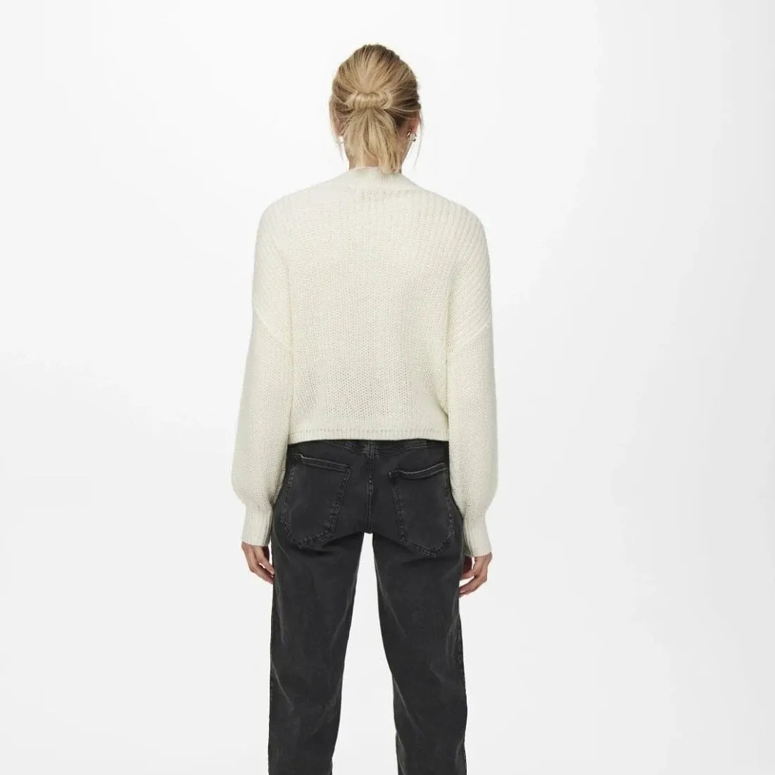 ONLY Onlcarol Knitted Cardigan in Jet Stream