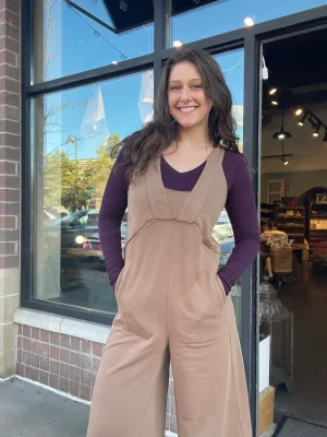 Overall Jumpsuit - Mocha